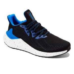 ADIDAS Core Black & Glow Blue Alphaboost Shoes